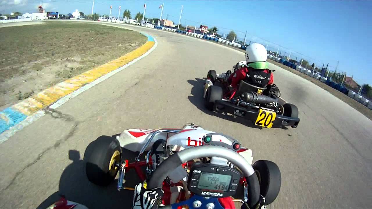 Carrera karting Ruben Moya Karting Oliva 2011
