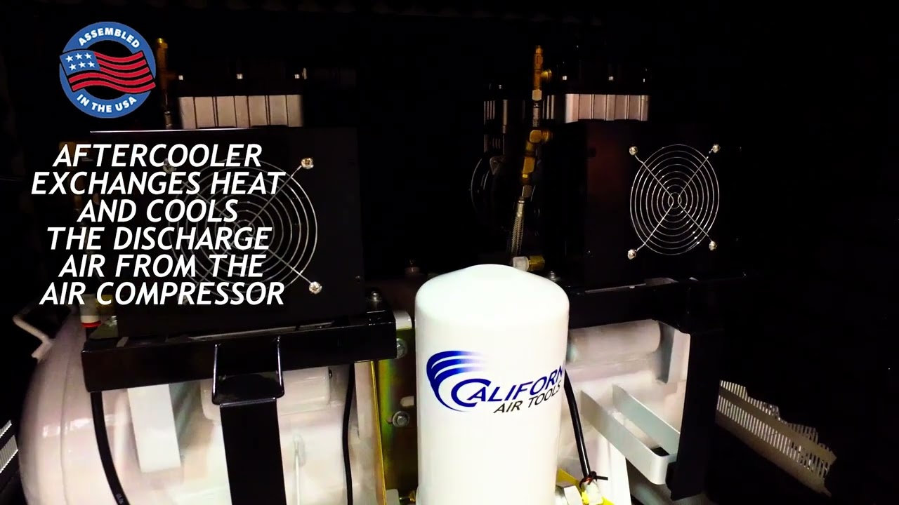 California Air Tools 4 HP 20 Gallon Ultra Quiet and Oil-Free Air Compressor