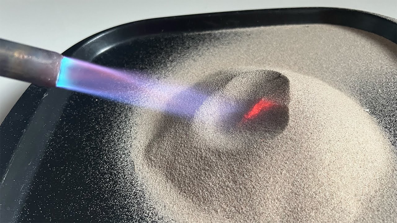 砂を１３００℃で２４時間熱し続けるとどうなるか？