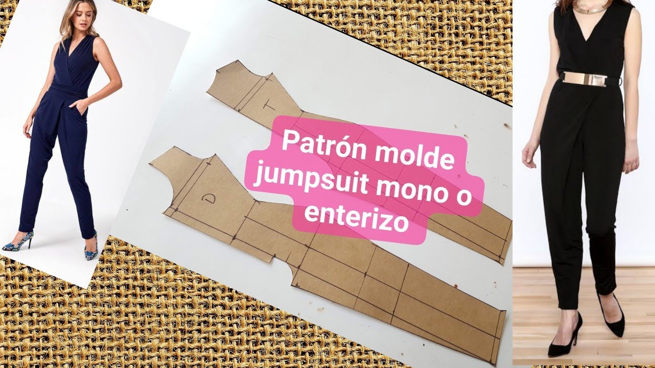 Patron Jumpsuit mono enterizo facil