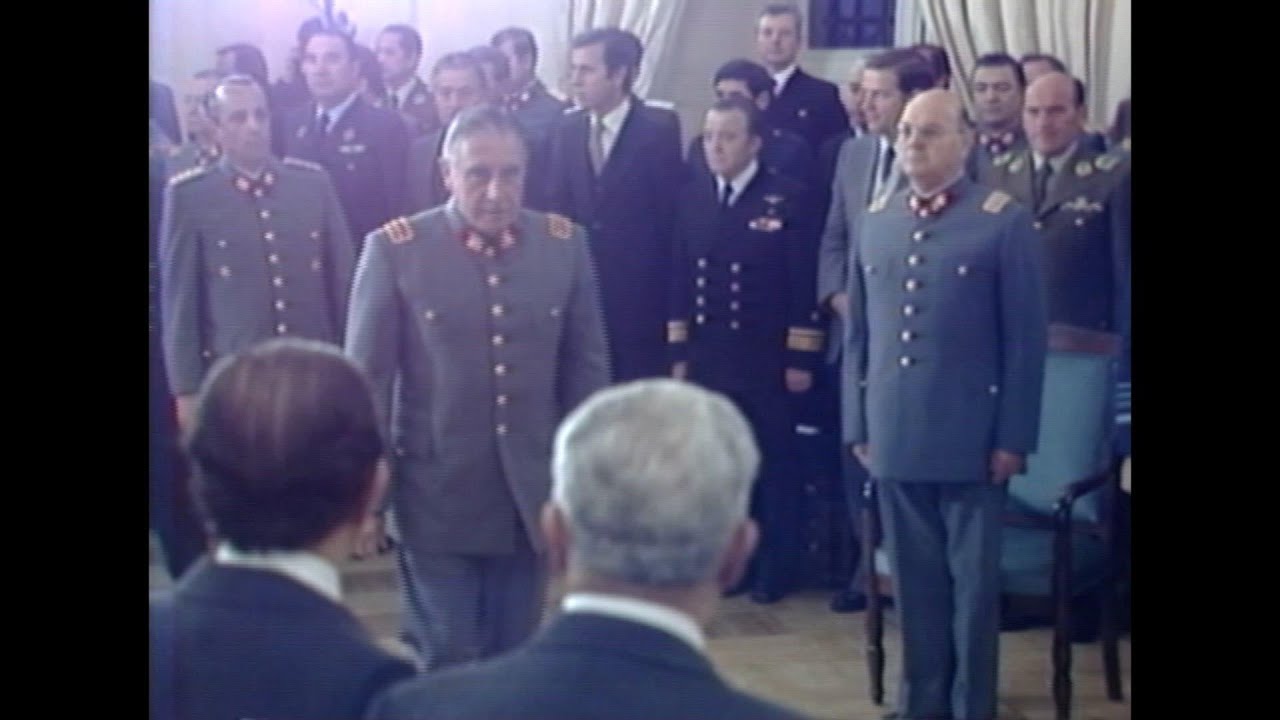Chile Pinochet Cabinet Sworn In