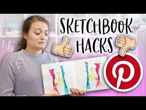 TRYING PINTEREST SKETCHBOOK HACKS