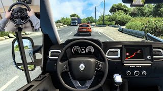 Euro Truck Simulator 2 - 2020 Renault Master [Steering Wheel Gameplay] screenshot 3