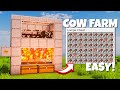 Minecraft: AUTOMATIC Cow (food) Farm!