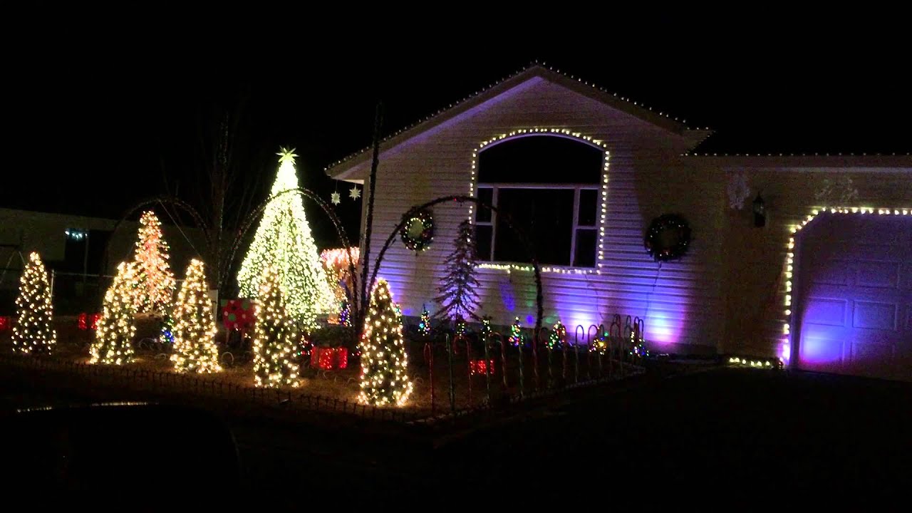 Christmas Light Show Griswold Christmas 2014 YouTube