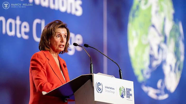 Speaker Pelosi's Remarks at COP26 Gender Day Presidency Headline Event