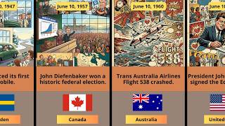 🌍 On This Day (June 10): World-Changing Events Ranked by Impact