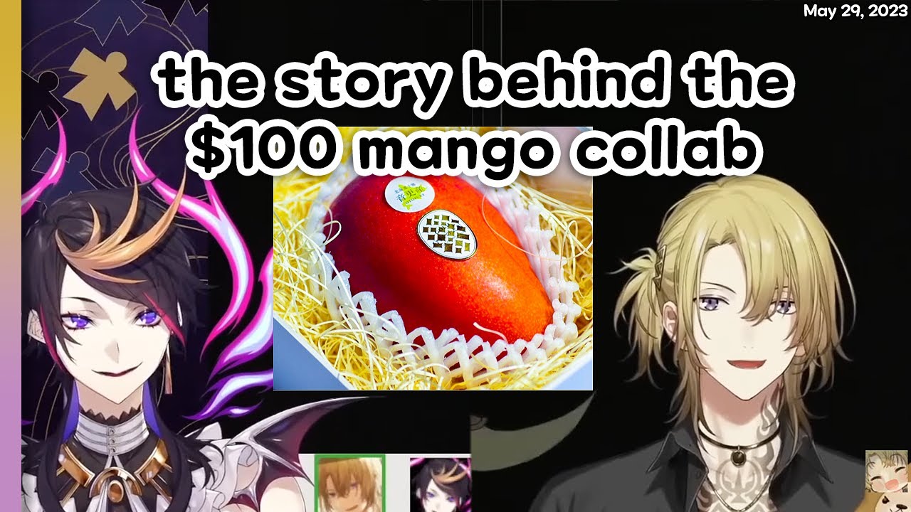 the lore behind luca and shu's $100 mango off-collab 🥭 | NIJISANJI EN Luca Kaneshiro Shu Yamino
