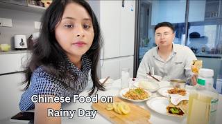 Cooking Chinese Food on a Rainy Day in China 🍲🌧️☔️ screenshot 3