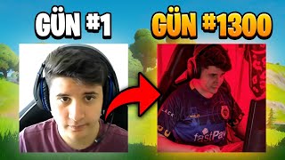 1300 GÜNLÜK E-SPOR GELİŞİMİM !! (Fortnite Türkçe)