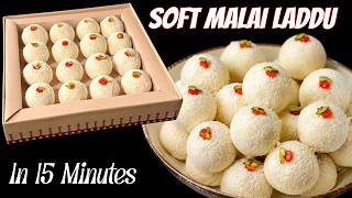 Easy Soft Malai Laddu In 15 Minutes | Easy Sweet Recipe | Rakshabandhan Special Mithai | Dessert screenshot 5