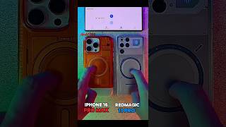 iphone 17 pro vs redmagic 11 pro 1% battery test which phone is better optimize 😀😱 #redmagic11pro