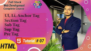 HTML Tutorial for Beginners in Hindi / Urdu | Full Stack Web Development Course Tutorial # 07