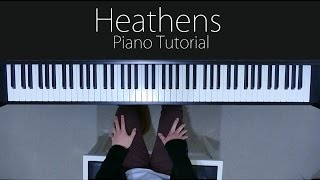 Piano Tutorial Heathens By Twenty One Pilots Youtube - twenty two pilots heathens roblox piano youtube