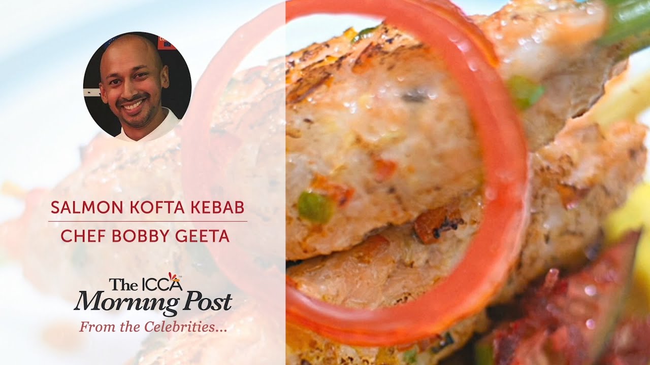 Salmon Kofta Kebab by Chef Bobby Geetha | ICCA Dubai