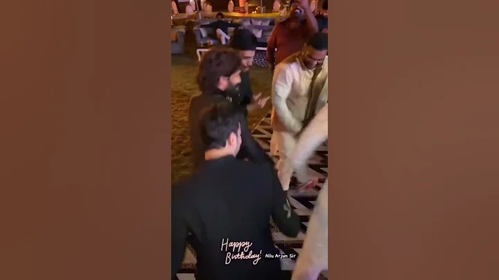 Allu Sneha Reddy dance in Allu Arjun birthday celebrations