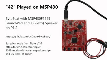 ByteBeat on MSP430