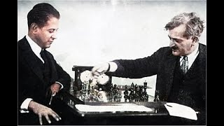 Capablanca: footage of his life and games | Capablanca speaking, playing games and acting.