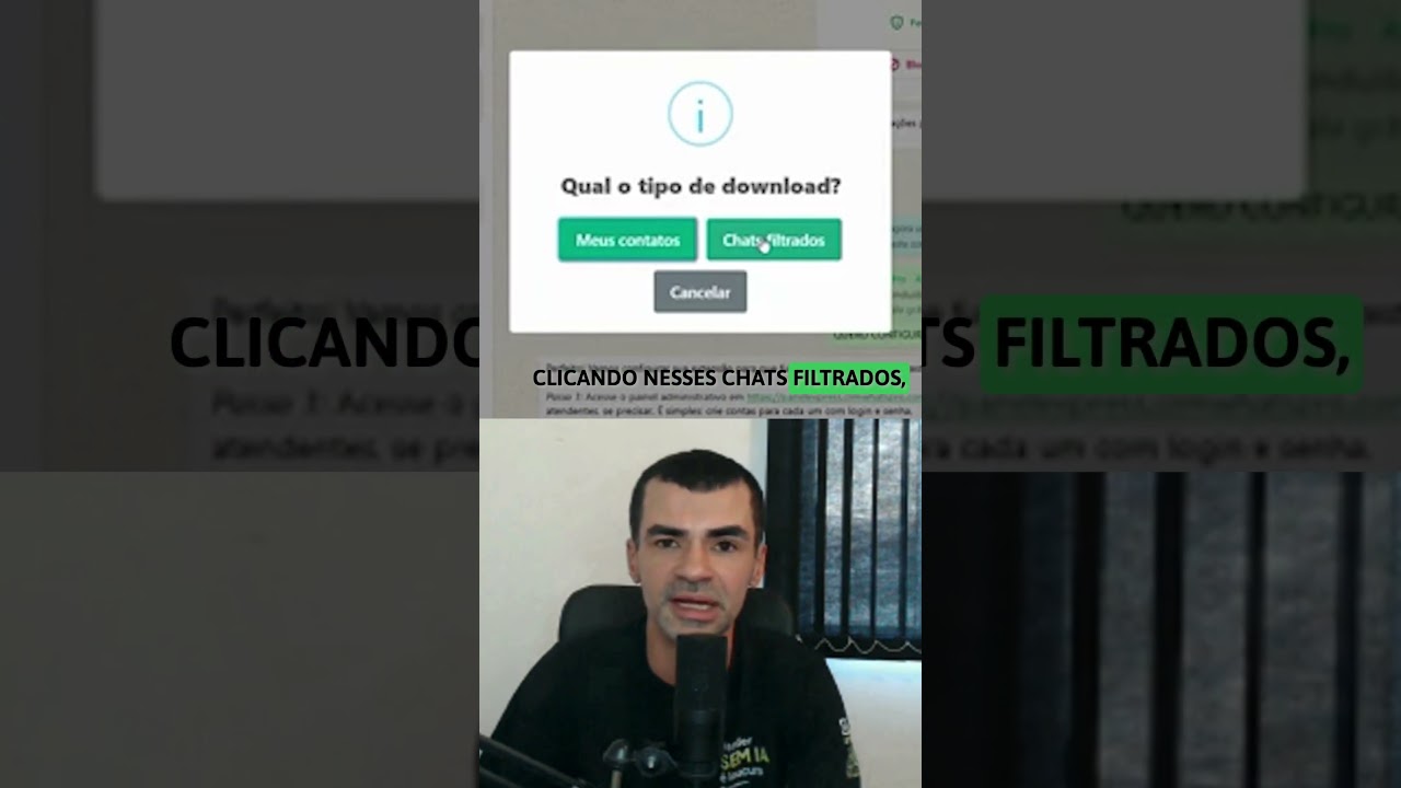 O método #1 para extrair TODOS OS CONTATOS do Whatsapp para planilha!