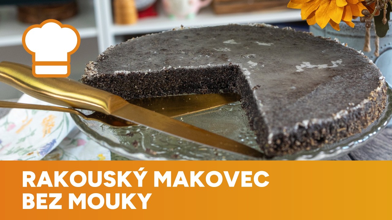 Rakouský makovec bez mouky je vláčný a plný živin z máku