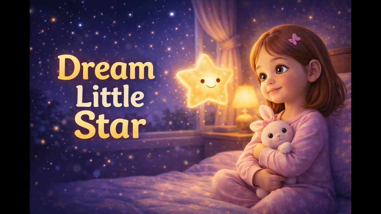 Dream Little Star 🌟 | Relaxing Sleep Music for Babies & Toddlers.
