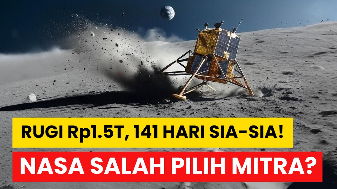Collabs Pendaratan Bulan NASA-Jepang Gagal! Analisa Crash Landing HAKUTO-R M-2 Resilience