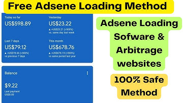 Google Adsene Loading |Try This method Earn daily 100$ | How to Do AdSense Loading