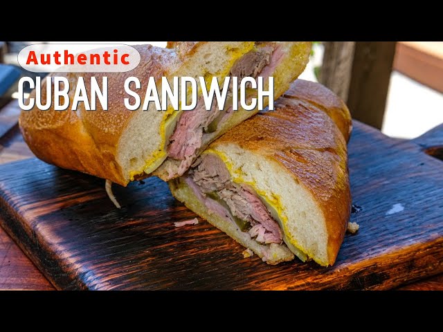 Traditional Cuban Sandwich The Best Cuban Sandwich | White Plate Blank