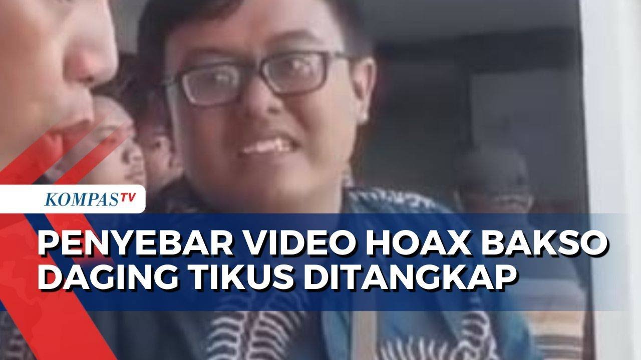Polisi Tangkap Konten Kreator Penyebar Video Hoax Bakso Daging Tikus di Surabaya