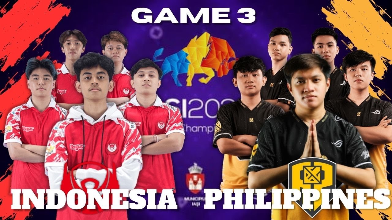 GAME 3 PHILIPPINES [ AP BREN } vs INDONESIA [ BTR ] | IESF WORLD CHAMPIONSHIP | GRAND FINALS
