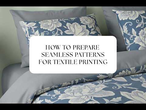 How to Prepare Seamless Patterns for Textile Printing with AI