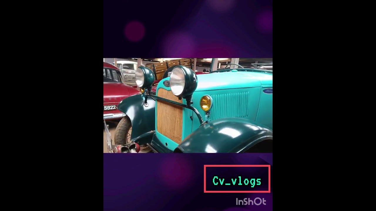 I visited the vintage cars old cars collection 