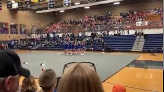 EHS Cheer Districts- Sideline- 2018-19