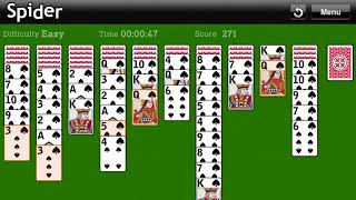Spider Solitaire screenshot 3