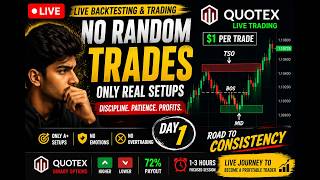 🔴Becoming a Profitable Trader – Live Backtesting Day 1