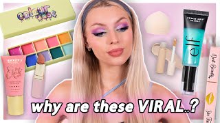 VIRAL MAKEUP TESTED! 🧐 e.l.f , Made by Mitchell, P Louise, BPerfect...