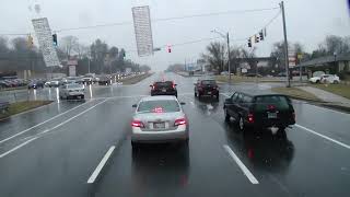 ❄🚚 Driving In The Start Of A Snowstorm In Ellicott City, Maryland