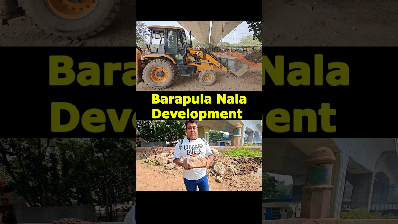 Mission Yamuna Clean-Up 2025 🚨 | Delhi BJP Govt Action to Clean | Barapulla nala development 2025