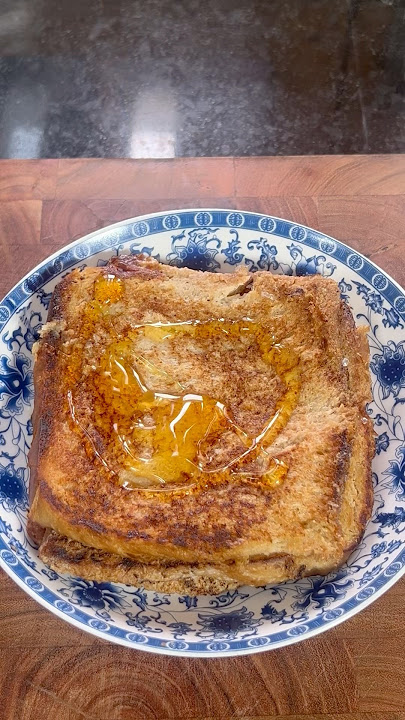Viral 5Minute  Bread Milk Toast #shorts