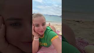 Relax time | Beach vibes | Ocean beauty #trending #viral #beach #brazil #bikini #shorts #fyp