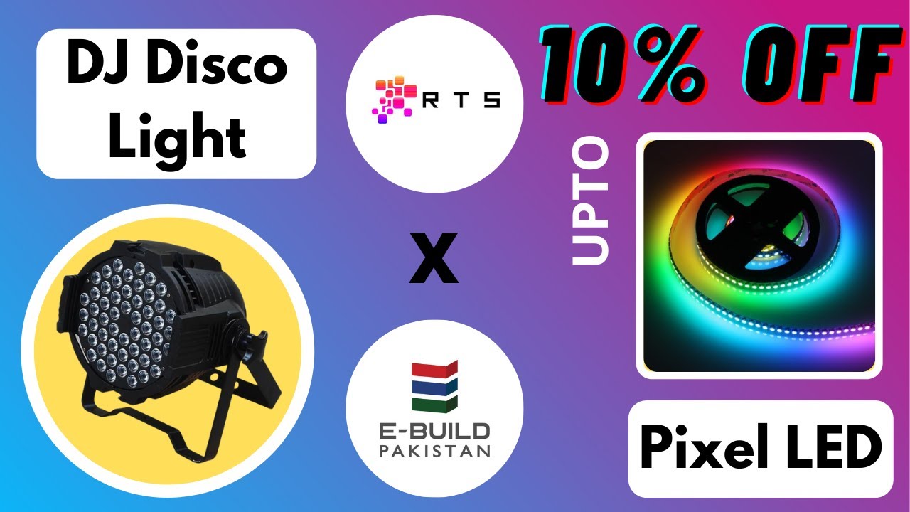 DJ Light & Pixel LED Unboxing | RTS Store x 