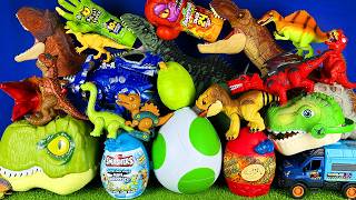 Jurassic World Unboxing Review Asmr Dinosaur T-rex Carnotaurus Indominus Rex Spino Triceratops Eggs