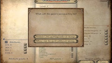 Mount And Blade Warband Part 1 Character Creation