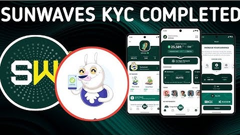 How to Do Sunwaves KYC Verification / SW Mining KYC Procedure /  Ice Network New Project