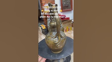 Cặp bình Long phụng _  #đồcổ #đồđồng#đồđồngNguyễnNhi