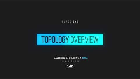 3D Modeling Topology Basics