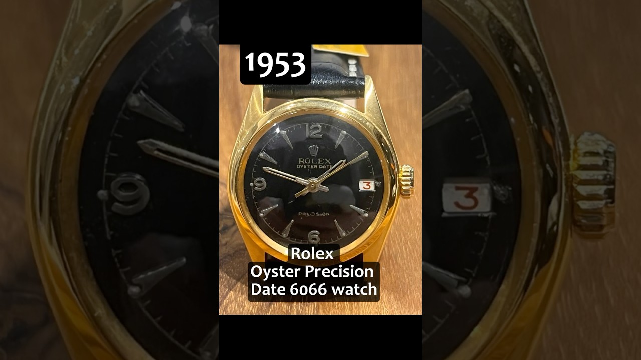 1953 Rolex Oyster Precision 6066- Roulette date 