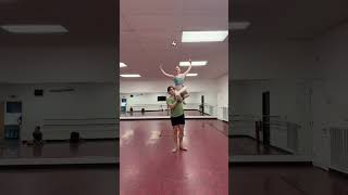 DON'T KNOW IF I CAN DO SOME OF THESE IN A WEDDING DRESS 😅🤍 #wedding #engaged #ballerina