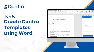 How To Create Contra Templates Using Word | LEXZUR