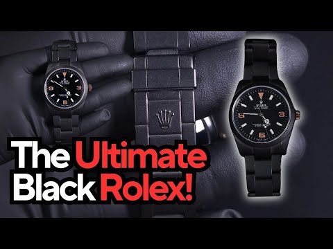 The Ultimate Black Rolex ⌚ with PVD Coating